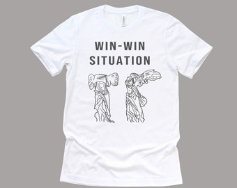 The Winged Victory shirt, Art History tshirt, Ancient Greek Art, Gift for Artist, Gift for Art Lover, Art T-shirt, Aesthetic shirt
