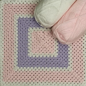 Traditional Basic Granny Square Crochet Pattern For Beginners
