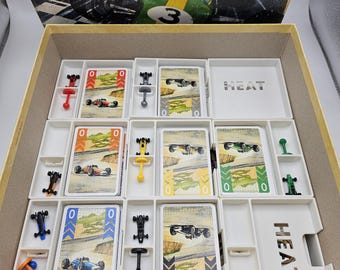 Heat Pedal to the Metal + ALL Expansions Board Game Organizer / Insert