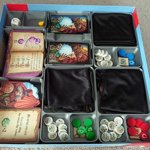 Quacks of Quedlinburg + Herb Witches Expansion Board Game Organizer and Insert