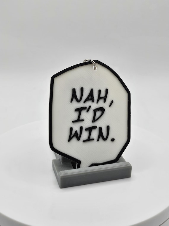 Jujutsu Kaisen Gojo Satoru Manga JJK - Nah I'd Win Speech Bubble Keychain