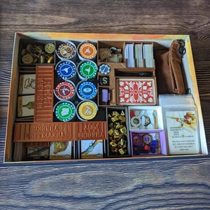 Western Legends + Expansions Board Game Organizer and Insert