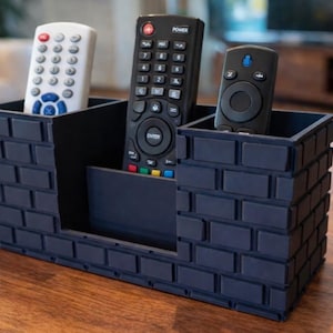 Brick Remote Control Holder and Organizer