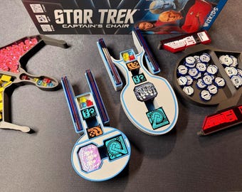 Star Trek Captains Chair + Expansion Organizer and Insert