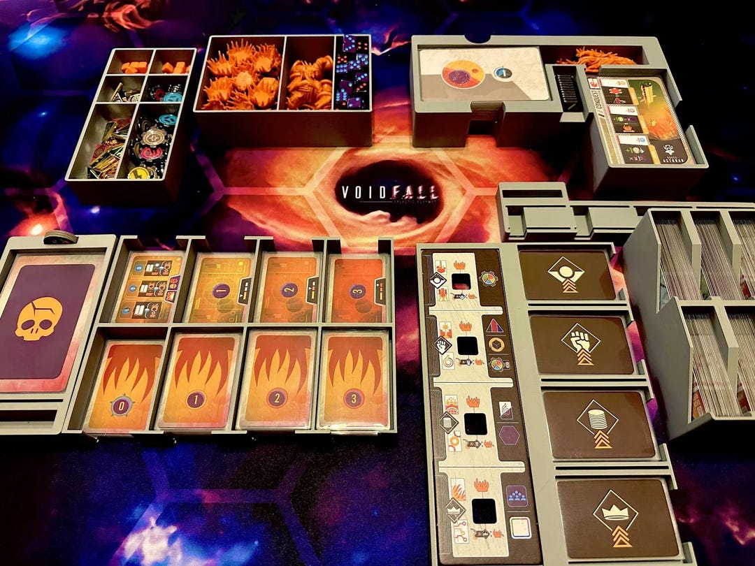 Voidfall Galactic Edition Board Game Organizer and Insert - Etsy