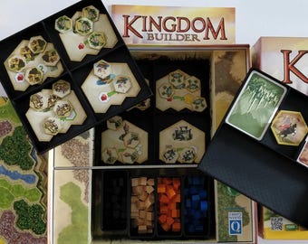 Kingdom Builder Board Game Organizer and Insert