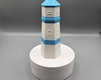 3D Printed Lighthouse: Maritime Beach Decor - Multiple Sizes