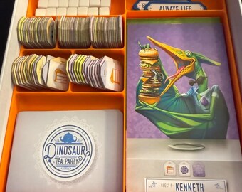 Dinosaur Tea Party Organizer / Insert