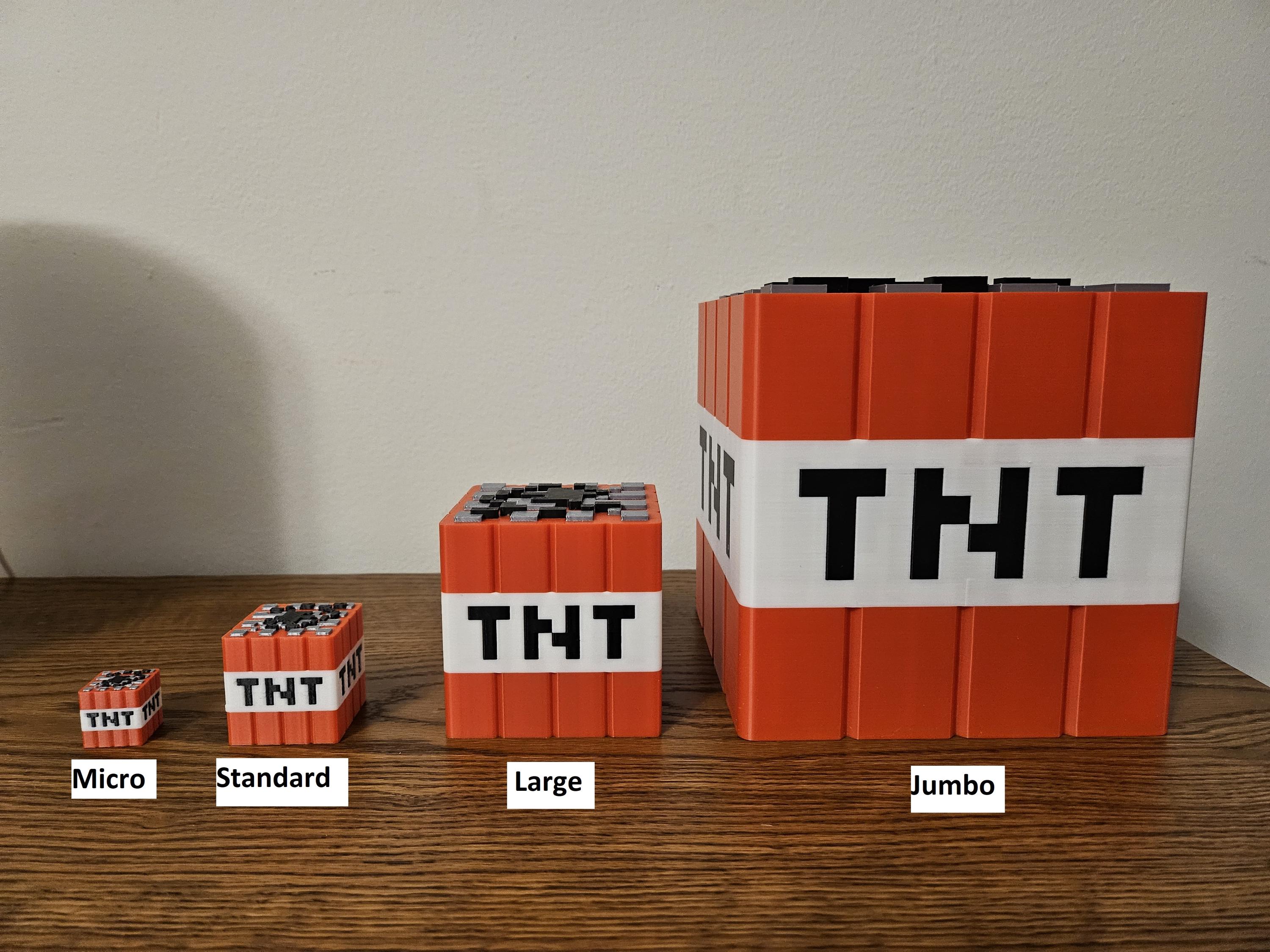 3D Printed TNT Blocks
