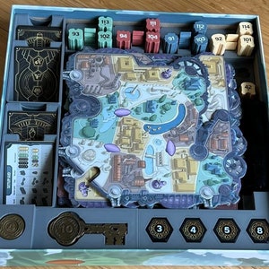 Skyrise Boardgame Organizer and Insert