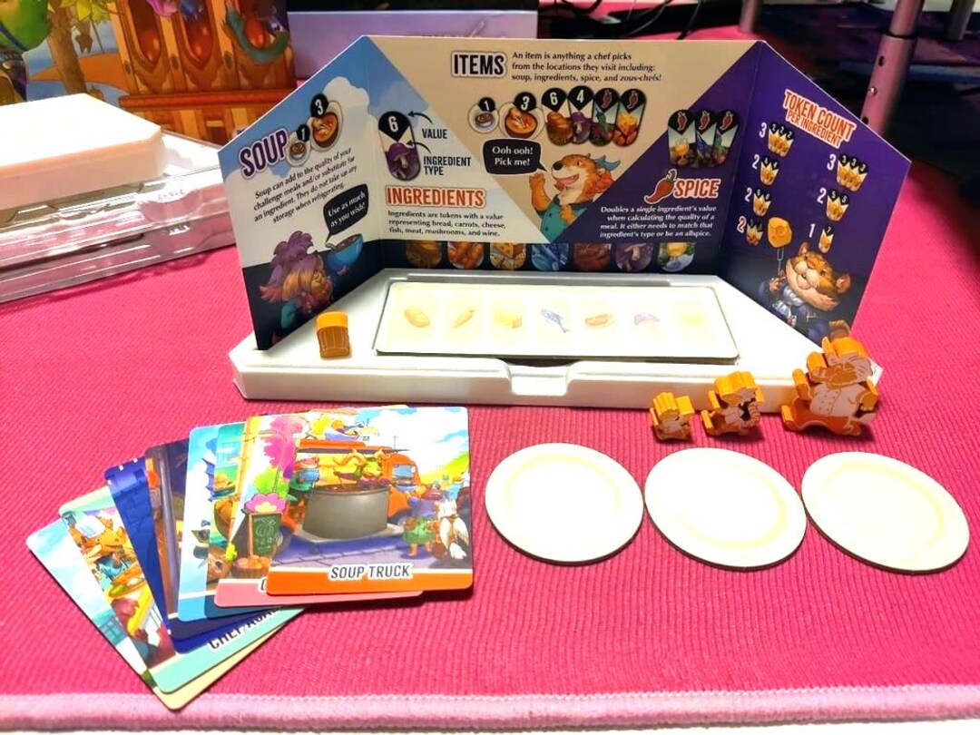 Critter Kitchen + A La Carte Expansion DELUXE Version Board Game Organizer and Insert - Etsy