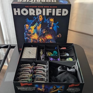 Horrified Board Game Organizer / Insert