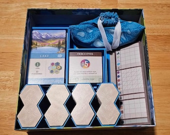 Cascadia Alpine Lakes Board Game Insert/Organizer