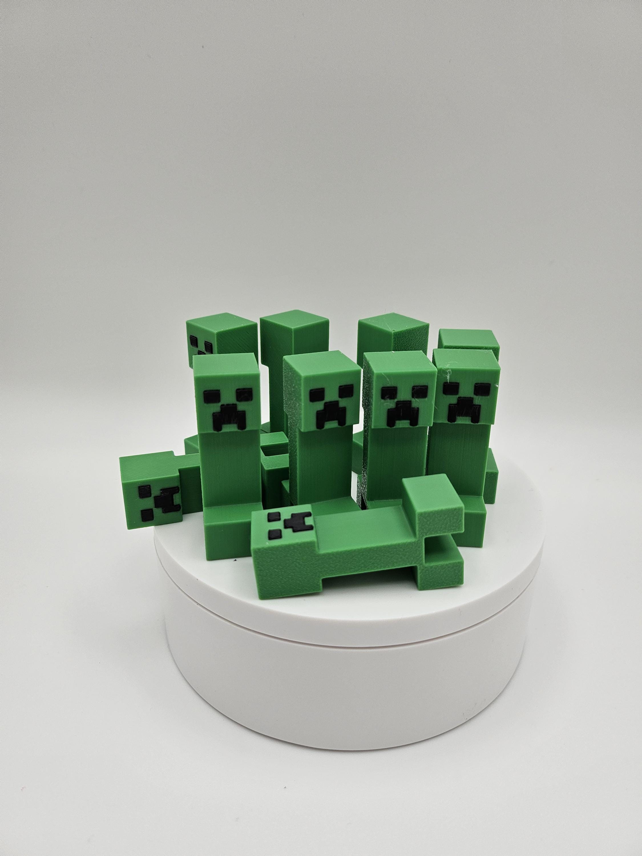 3D Printed Creeper Blocks