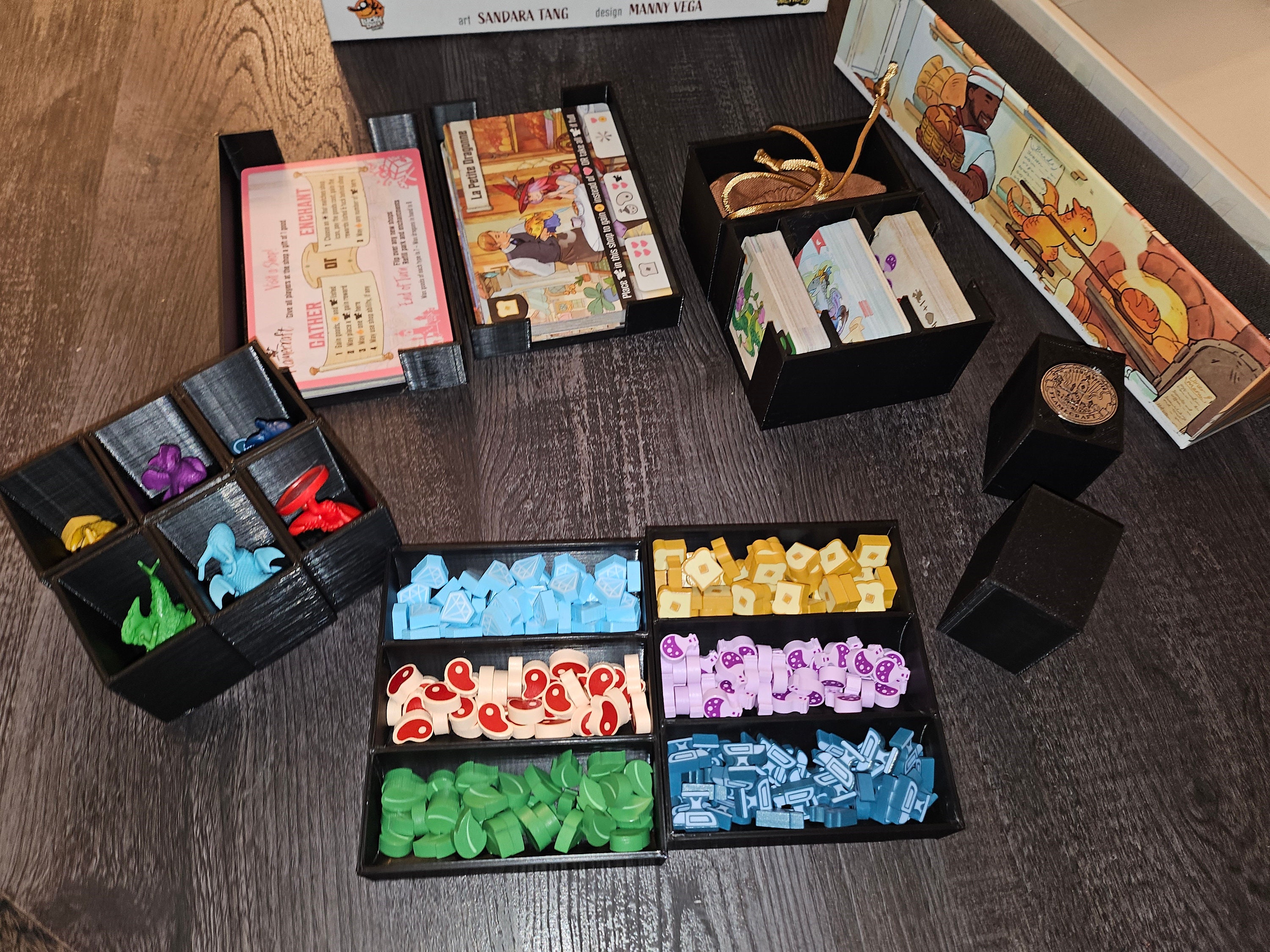 Flamecraft Board Game Insert and Organizer - Etsy