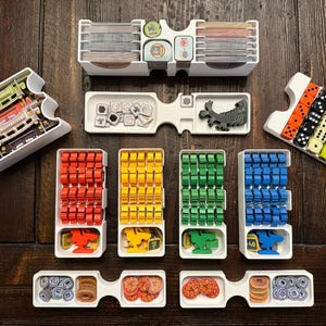 White Castle + Matcha Expansion Board Game Organizer / Insert