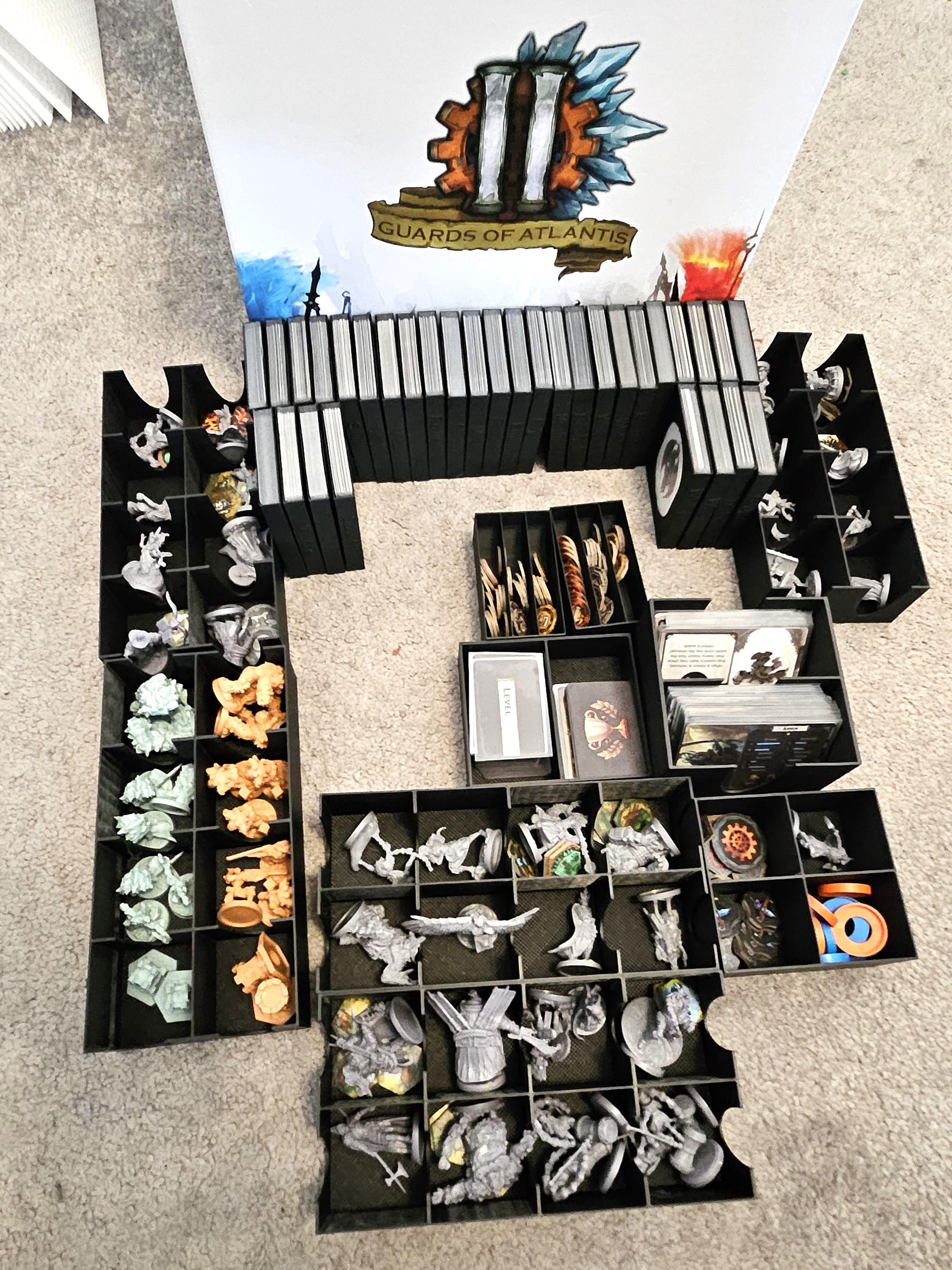 Guards of Atlantis 2 Board Game Organizer / Insert (big Box