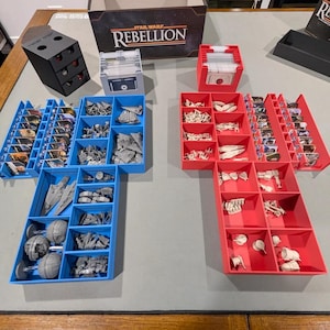 Star Wars Rebellion Board Game Organizer / Insert