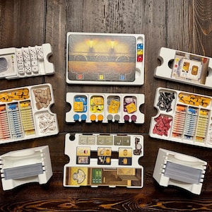 Grand Austria Hotel and Let&#39;s Waltz Insert / Organizer - Holds Meeple Source Food Upgrades