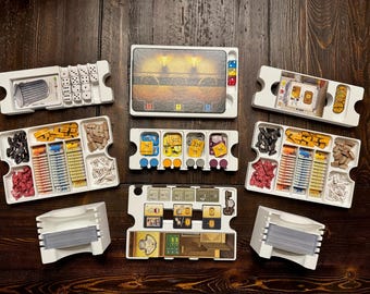 Grand Austria Hotel and Let's Waltz Insert / Organizer - Holds Meeple Source Food Upgrades