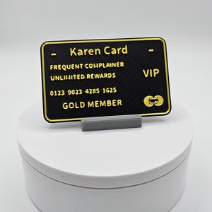 Karen Membership Card / Gag Gifts / Funny Accessories