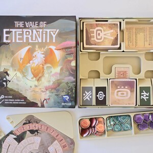 Vale of Eternity + Expansion Board Game Organizer / Insert