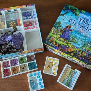 Wild Gardens Board Game Organizer / Insert