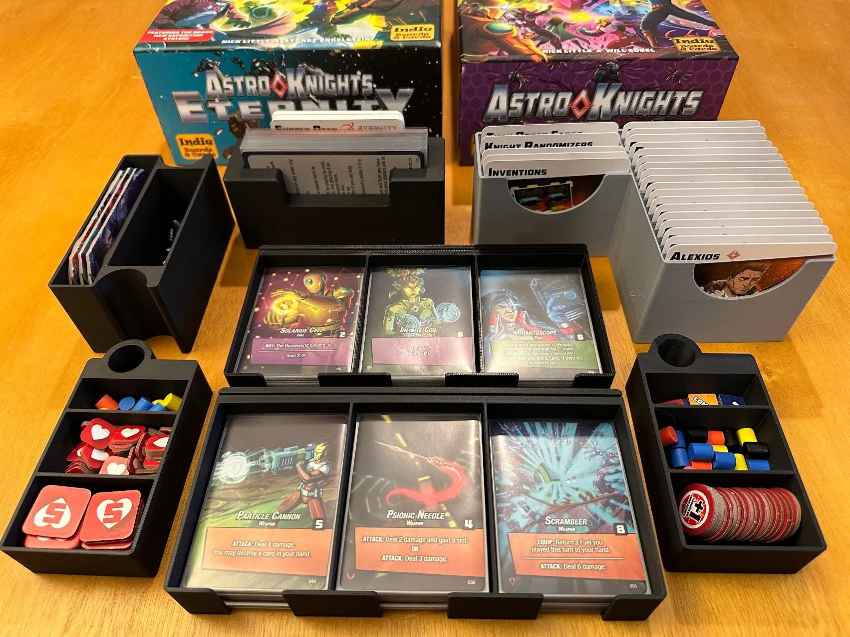 Astro Knights + Eternity Expansion Board Game Organizer and Insert