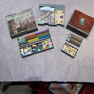 Organizador/inserto para el juego de mesa Inferno