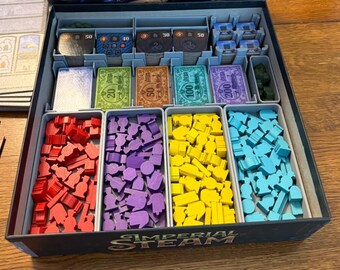 Imperial Steam Board Game Organizer / Insert