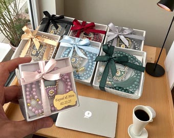 Personalized Digital Tasbih Gift Set: Muslim Wedding Favors, Custom Islamic Gift