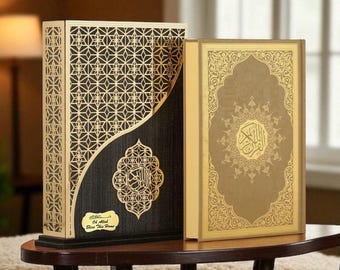 Personalized Quran Gift Box: Wedding, Nikkah, Hajj, Umrah, Housewarming, Islamic Gift