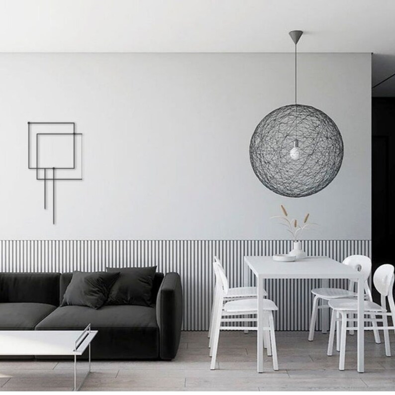 Stella Metal Wall Art, Minimalist Home Art, Modern Wall Decor, Large ...