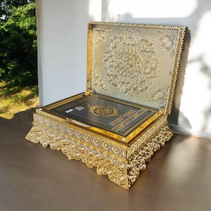 Boxed Koran | Personalisierung Koran mit Geschenkbox | Islamisches Geschenk zum Geburtstag | Hochzeitsgeschenk | Islamisches neues Zuhause Geschenk | Islamische Geschenke