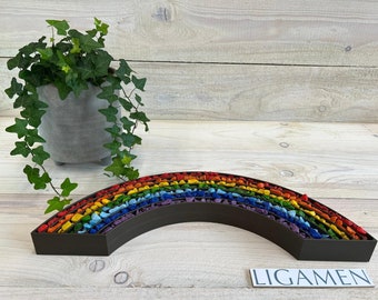 Grave decoration RAINBOW with personalization