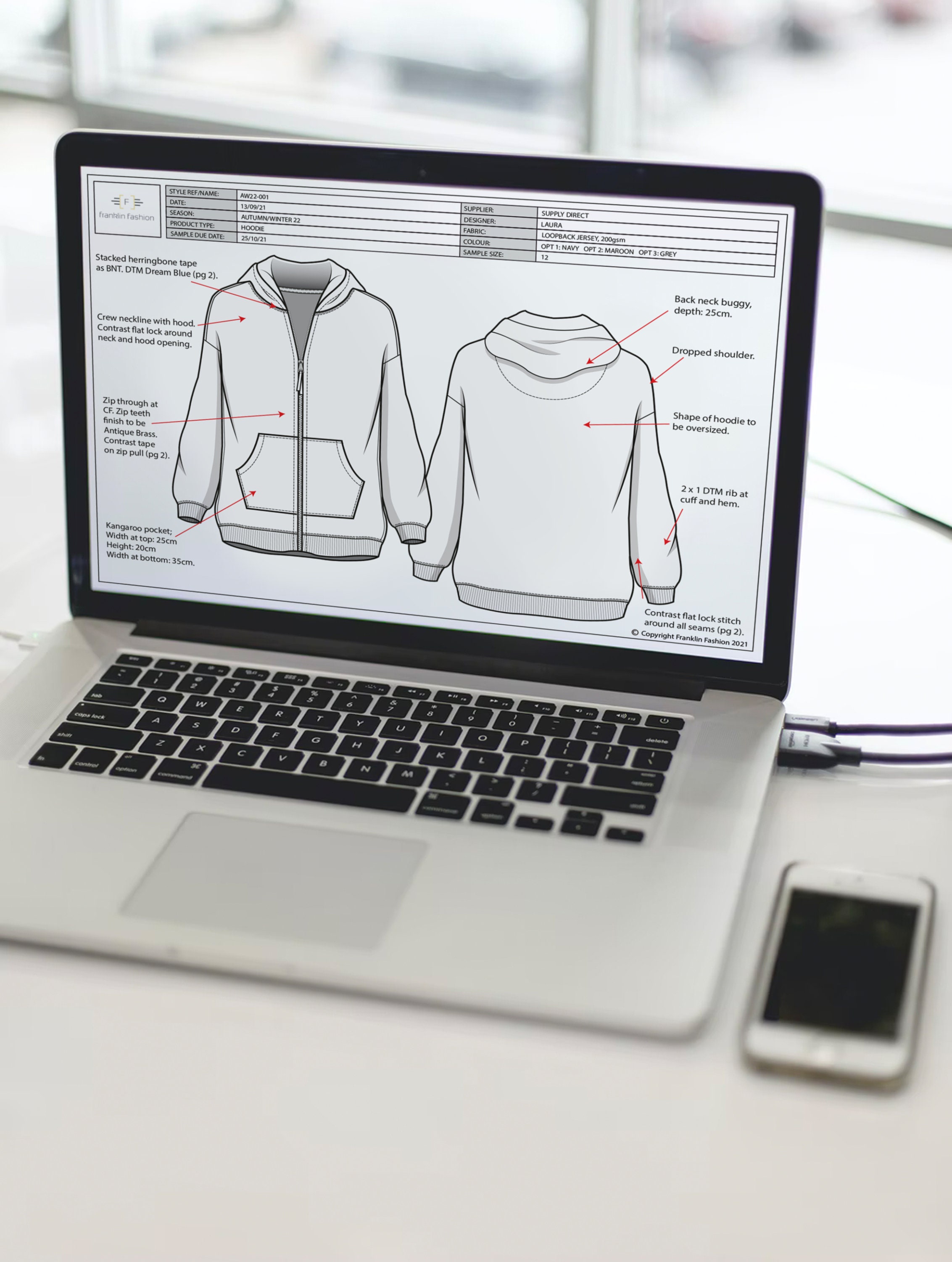 WOMENS ACTIVEWEAR ESSENTIALS Fashion Technical Illustrations Cads ...