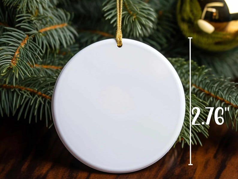 Florida Orange Blossom Faux Stained Glass Ornament, Old Florida Holiday