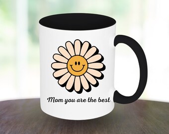 Regalo para ella, Día de las madres, Taza floral para mamá, Regalo del día de la madre, Regalo de cumpleaños para mama, taza para mamá.