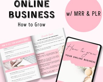How to Grow my Online Business with Master Resell Rights MRR & Private Label Rights PLR Done-For-You Digital  Products