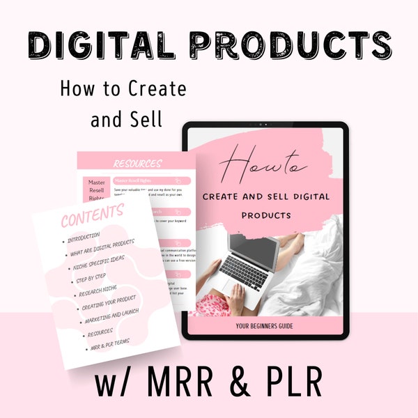 Digital Products How to Create and Sell with Master Resell Rights MRR & Private Label Rights PLR Done-For-You Digital Products