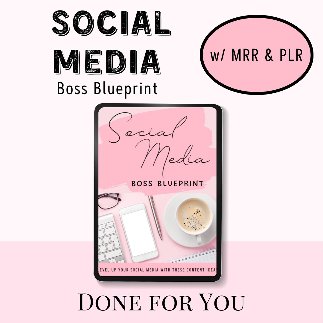 Social Media Boss Blueprint With Master Resell Rights MRR & Private ...