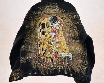 Custom Hand Painted Denim Jacket,Personalized Jean Jacket