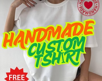 Custom Hand-Painted T-Shirt: Personalized Art Tee