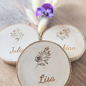 Wooden place card