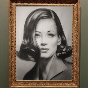 Hand  Drawn Portrait Order | Realistic Custom Portrait Drawing from photo | Personalized Portrait as a Gift