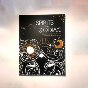 Spirits of the Zodiac Coloring Book - Astrological Workbook - Astrology Coloring Book - Astrology Teaching Book - Meditative Coloring