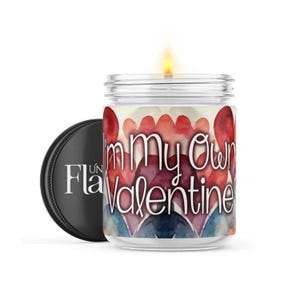 I&#39;M My Own Valentine Candle