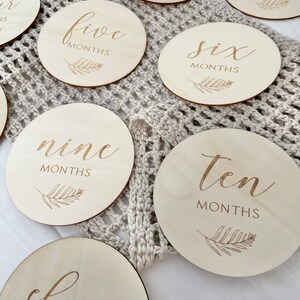 Disques d'accessoires photo Jalon mensuel et Hello World
