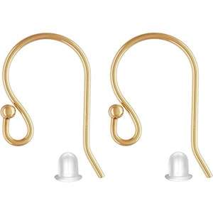 UPGRADE 14k Gold Filled Earring Hooks - Etsy