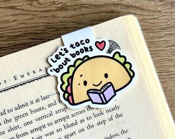 Marcador magnético de taco literario
